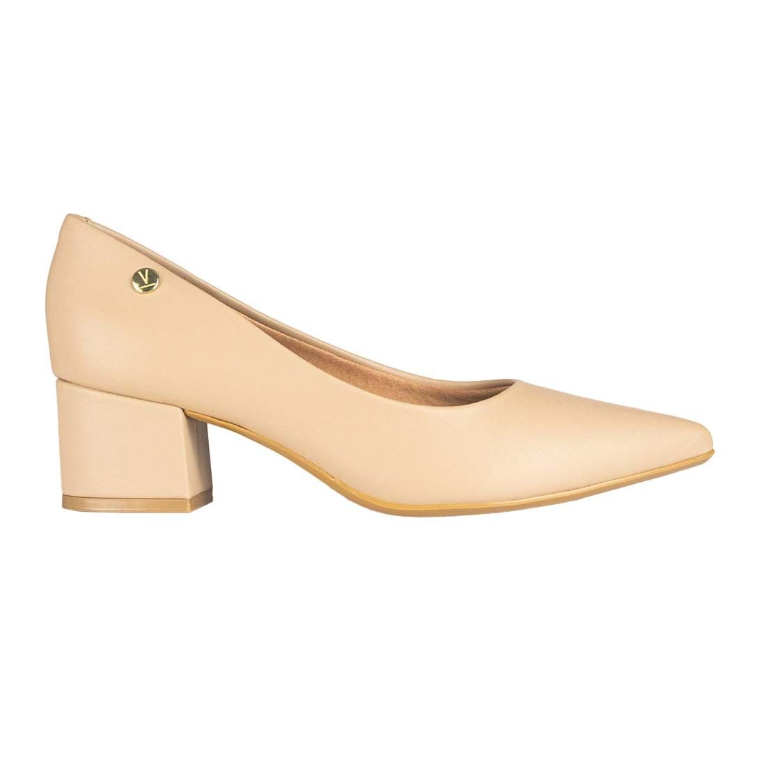 Sapato Scarpin Vizzano Bico Fino Salto Bloco
