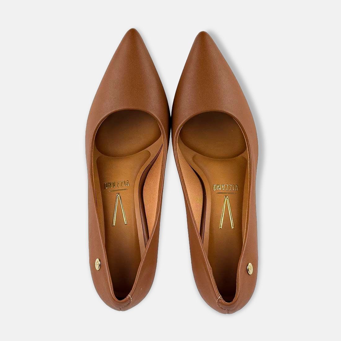 08 sapato scarpin vizzano bico fino salto medio pelica