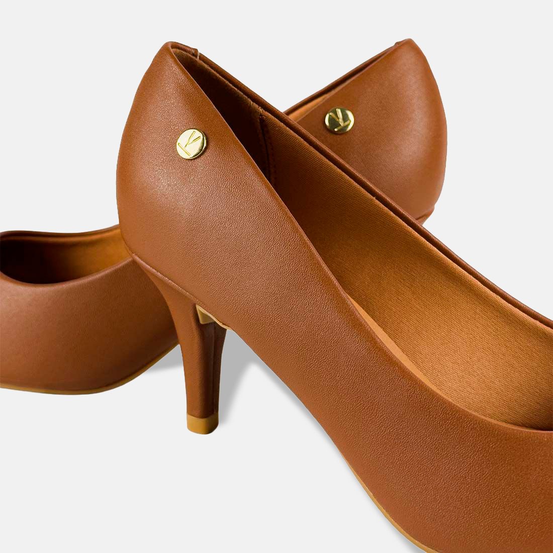 09 sapato scarpin vizzano bico fino salto medio pelica