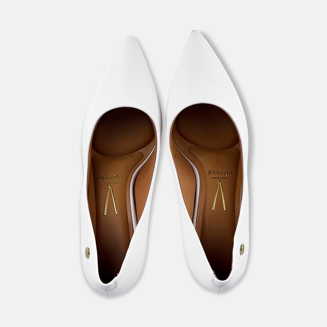 15 sapato scarpin vizzano bico fino salto medio pelica