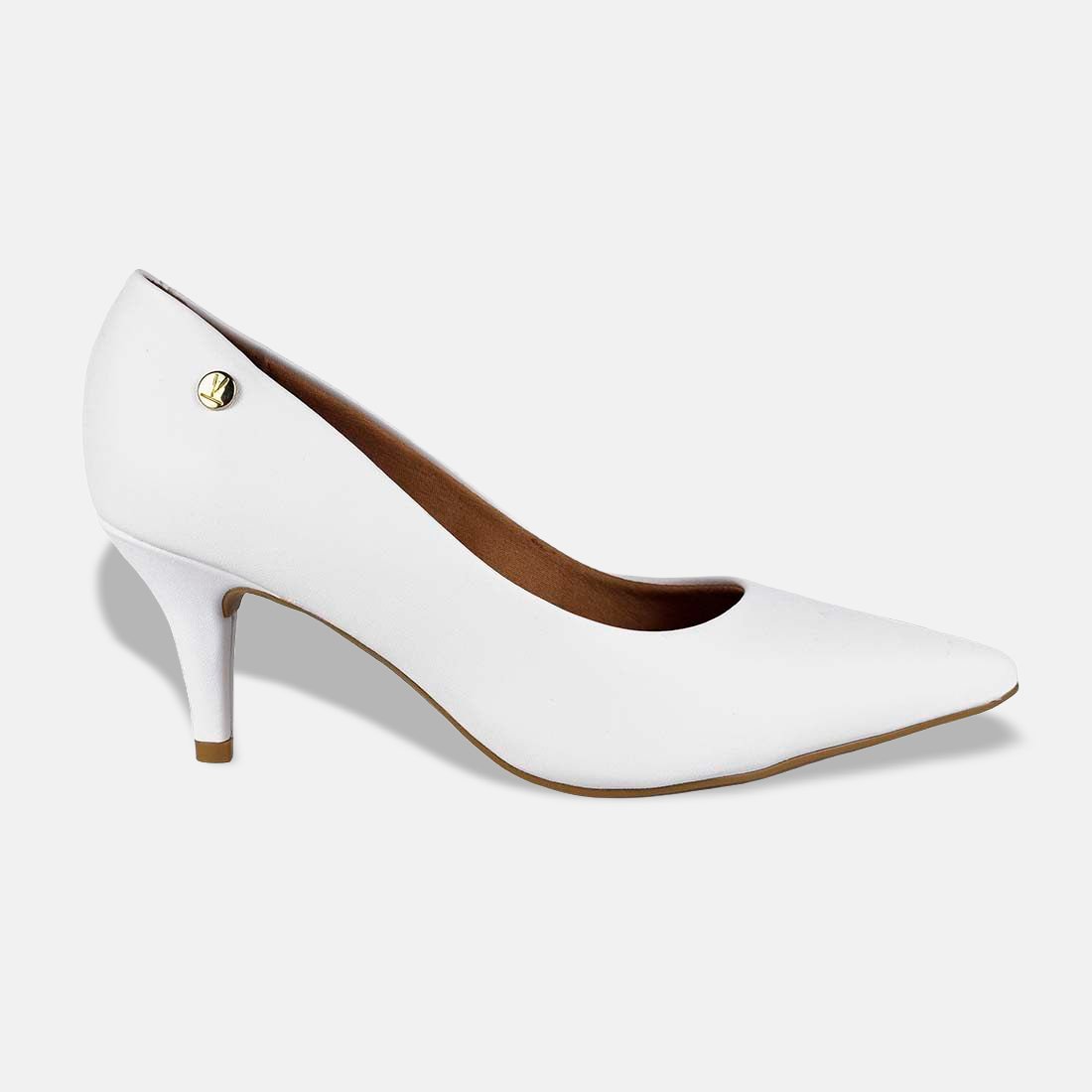 19 sapato scarpin vizzano bico fino salto medio pelica