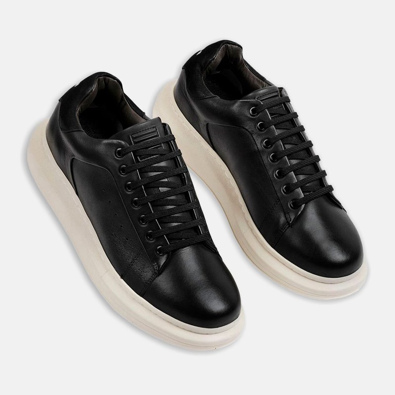 Tênis Sneaker Ferracini Cervo Sport Impulse Preto / Branco 7614-570B