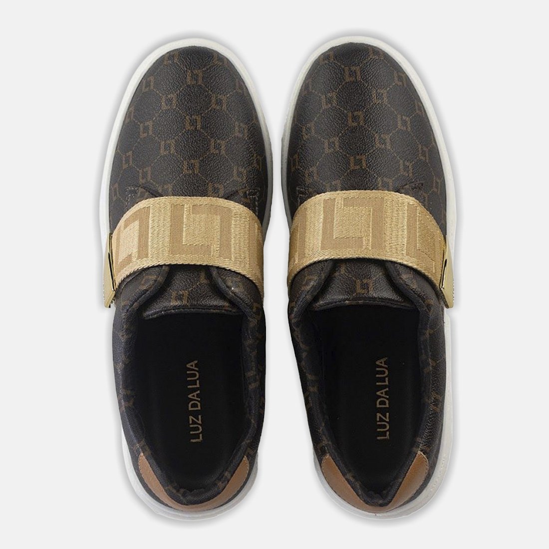 05 tenis luz da lua monograma elastico logo 60230005