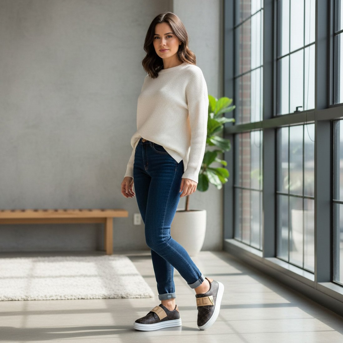 07 tenis luz da lua monograma elastico logo 60230005