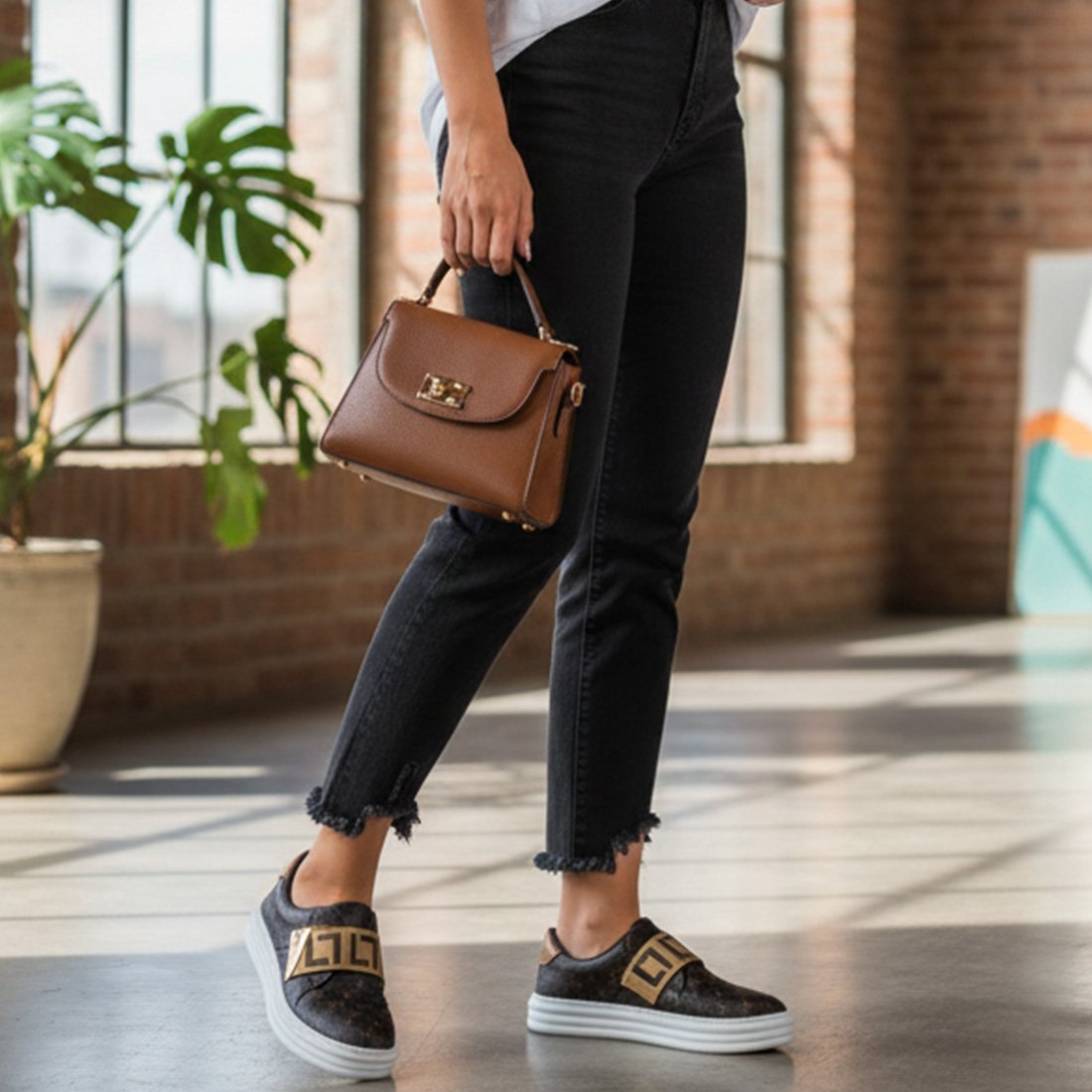 18 tenis luz da lua monograma elastico logo 60230005