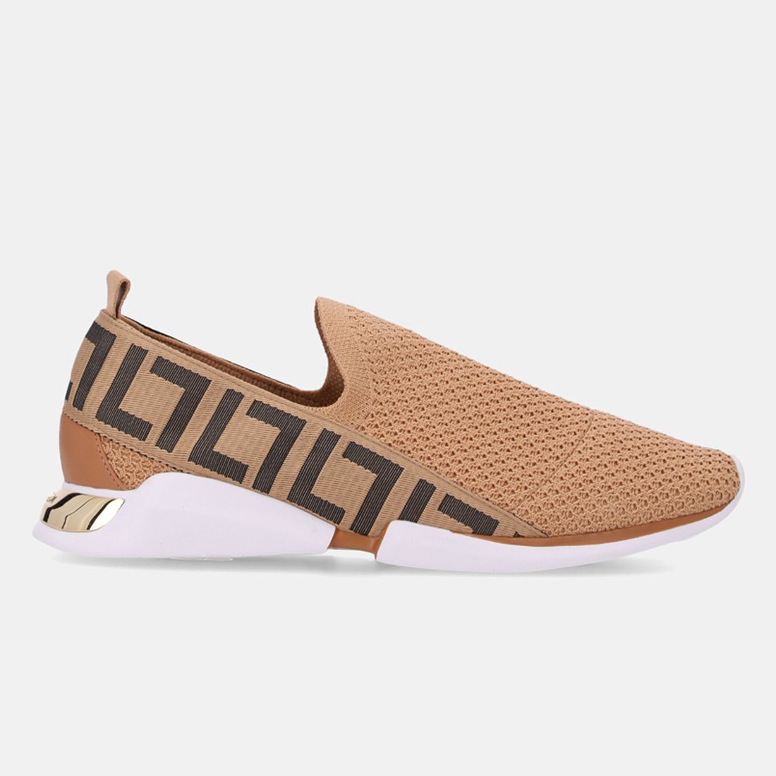 Tênis Space Luz da Lua Knit Gorgurão Bege - 58650400