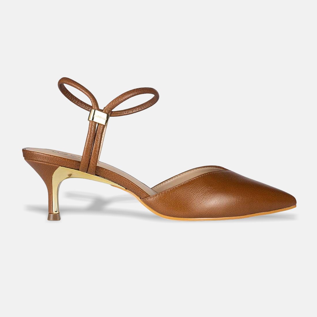 24 sapato scarpin luz da lua slingback salto baixo 58060001 azul 37