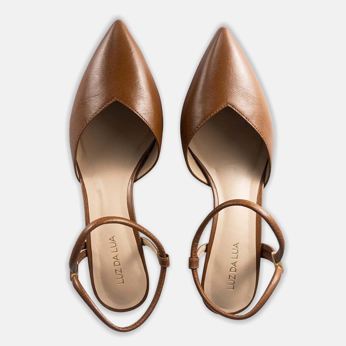 28 sapato scarpin luz da lua slingback salto baixo 58060001 azul 37