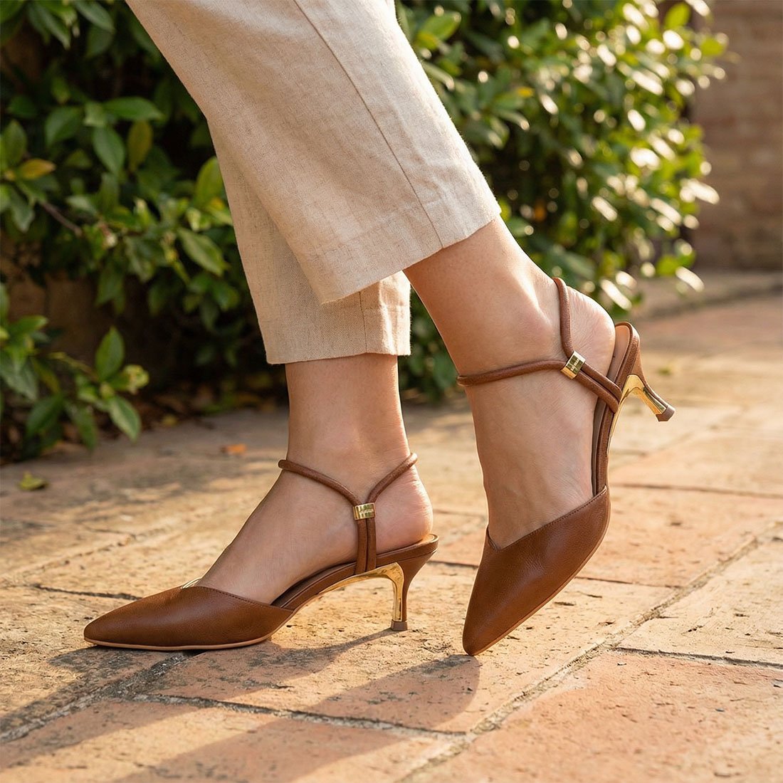 29 sapato scarpin luz da lua slingback salto baixo 58060001 azul 37