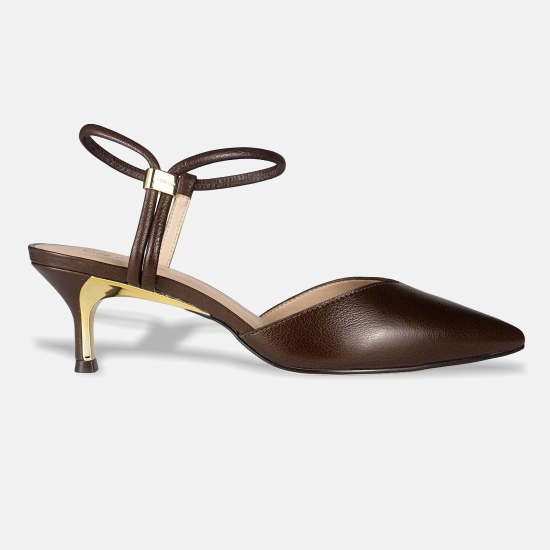 36 sapato scarpin luz da lua slingback salto baixo 58060001 azul 37