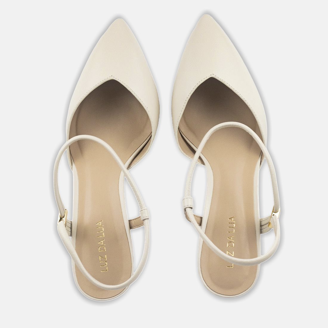 47 sapato scarpin luz da lua slingback salto baixo 58060001 azul 37