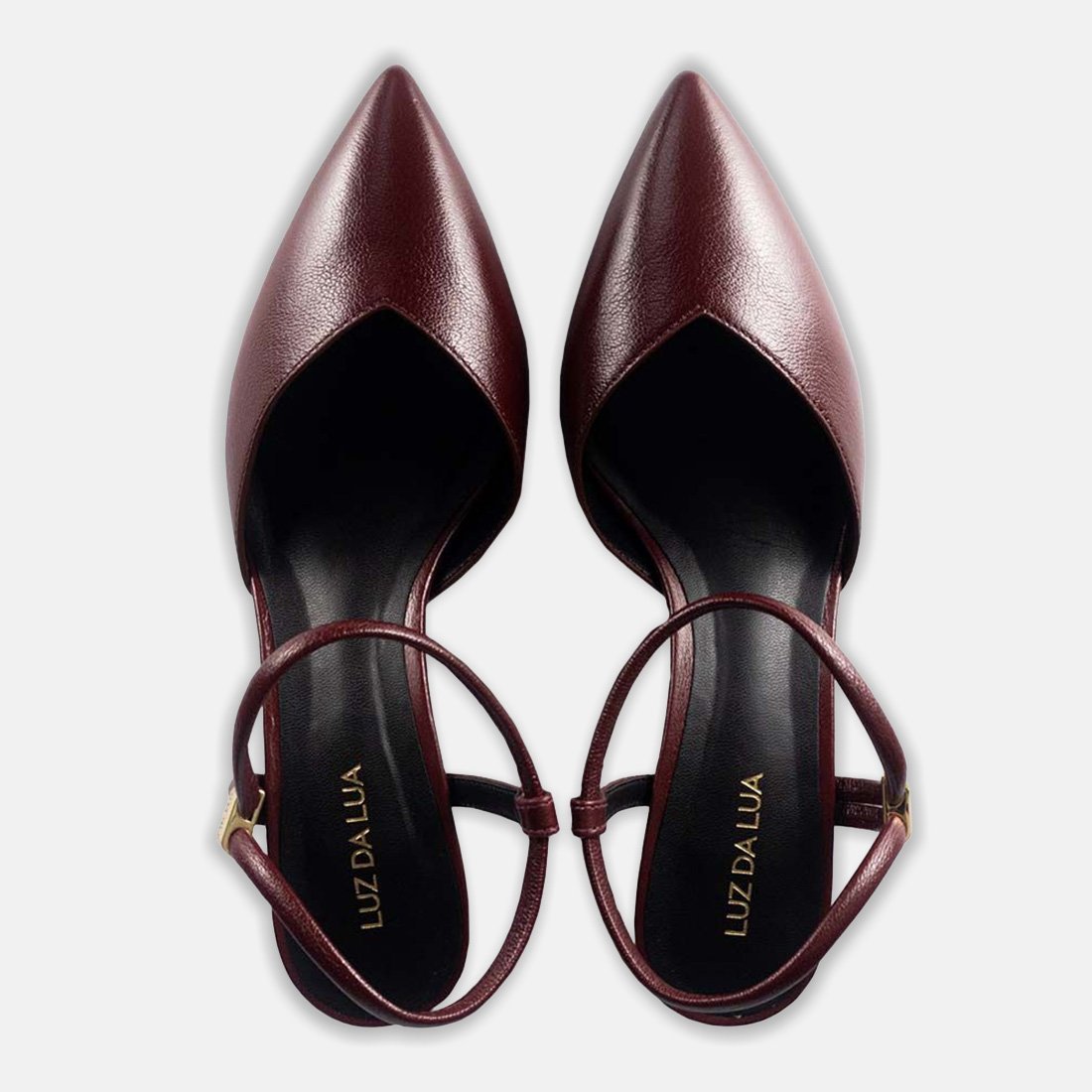 62 sapato scarpin luz da lua slingback salto baixo 58060001 azul 37