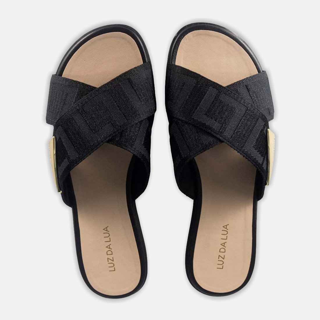 31 chinelo luz da lua tira cruzada gorgurao metal 52211110