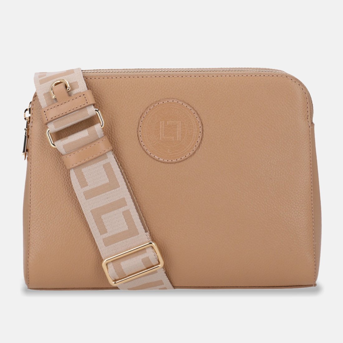 01 bolsa luz da lua bella tiracolo media 10006111 bege unico