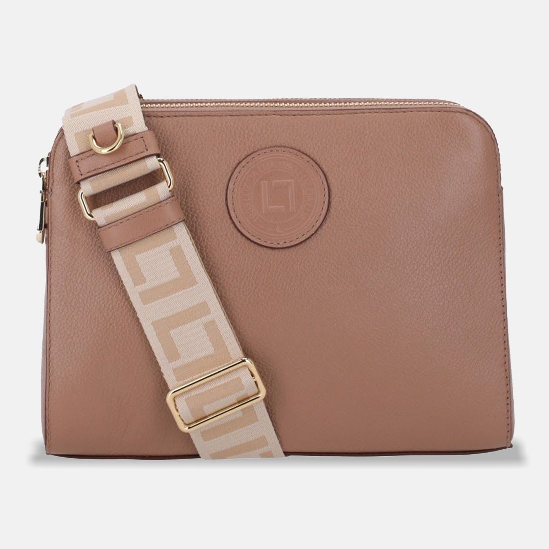 33 bolsa luz da lua bella tiracolo media 10006111 bege unico