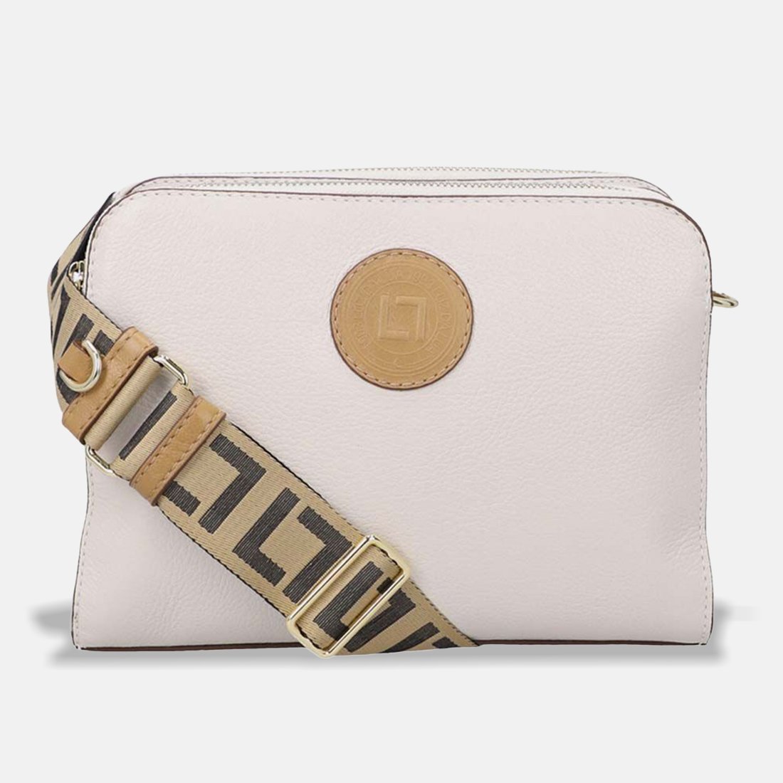 Bolsa Luz da Lua Bella Tiracolo Média Off White - 10006111