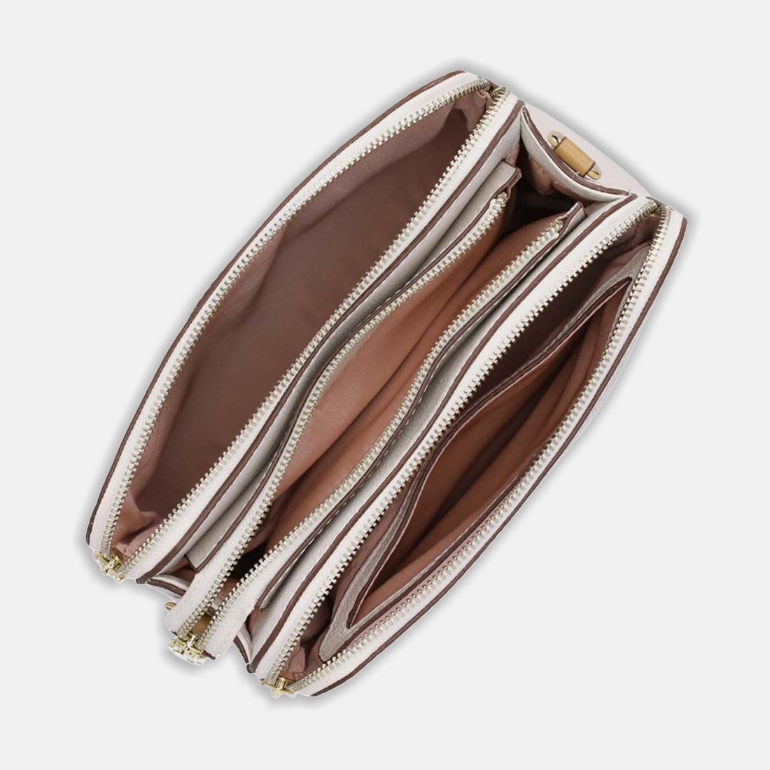 43 bolsa luz da lua bella tiracolo media 10006111 bege unico