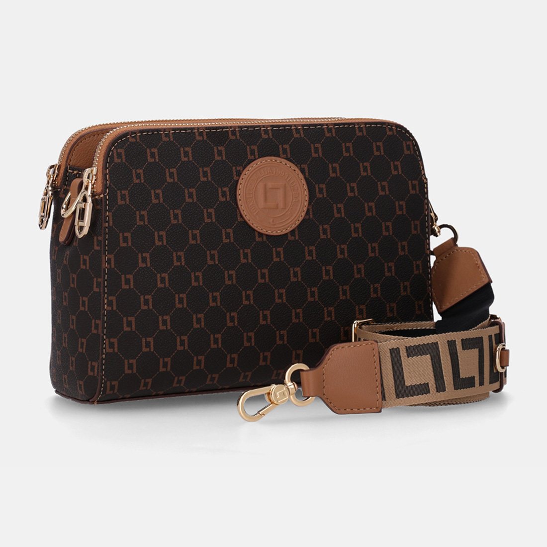 46 bolsa luz da lua bella tiracolo media 10006111 bege unico