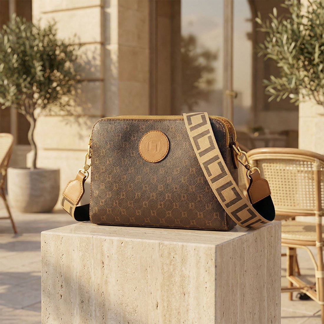 53 bolsa luz da lua bella tiracolo media 10006111 bege unico