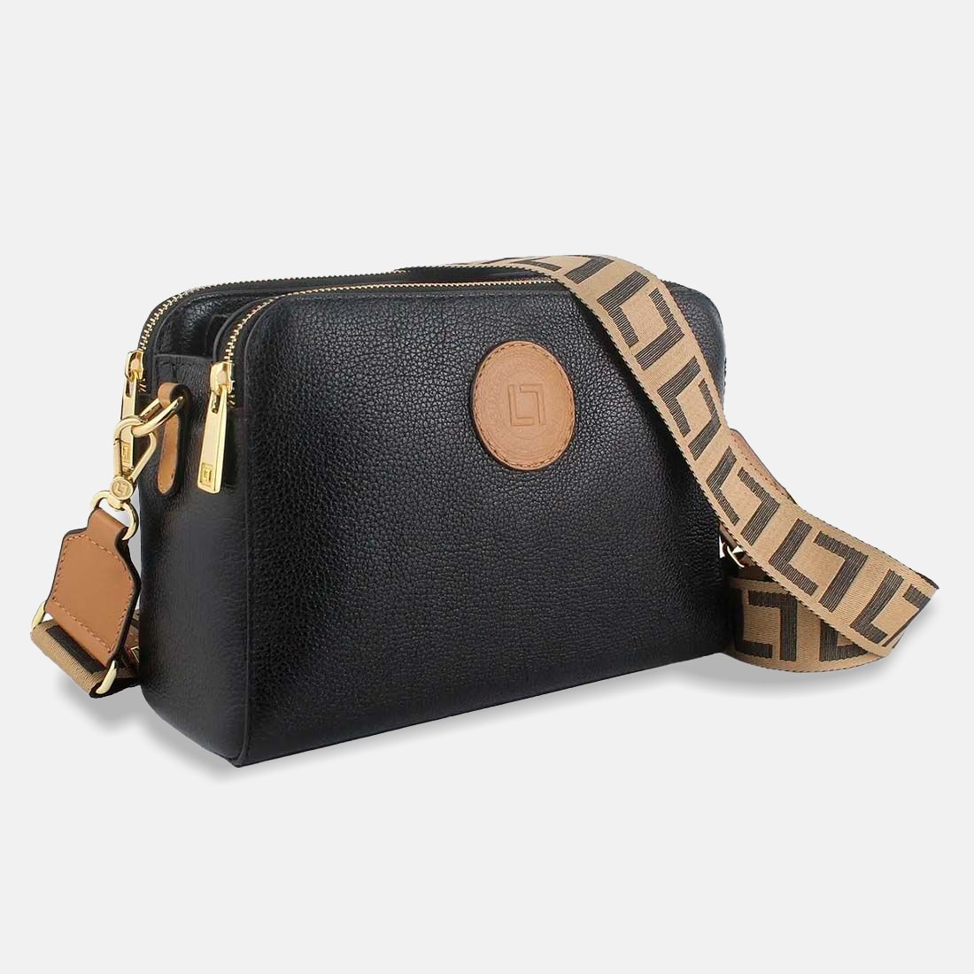 54 bolsa luz da lua bella tiracolo media 10006111 bege unico