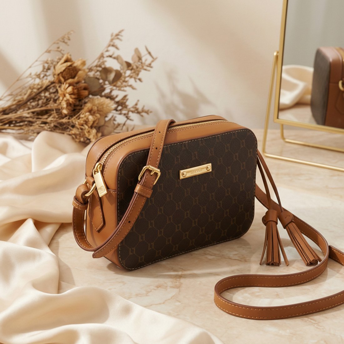 06 bolsa luz da lua tiracolo media monograma mocca 10001062