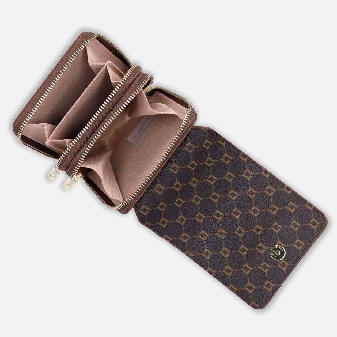 05 bolsa luz da lua mini bag pequena monograma mocca 42000004