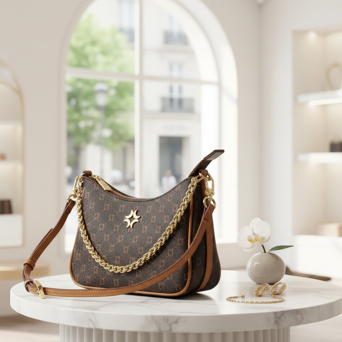 11 bolsa luz da lua minibag monograma mocca cohiha 2000517