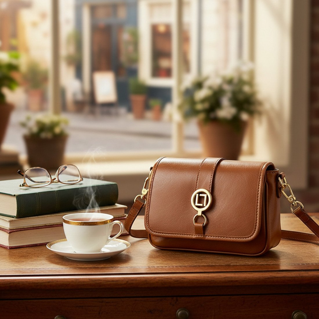 20 bolsa luz da lua tiracolo fecho argola 2000760