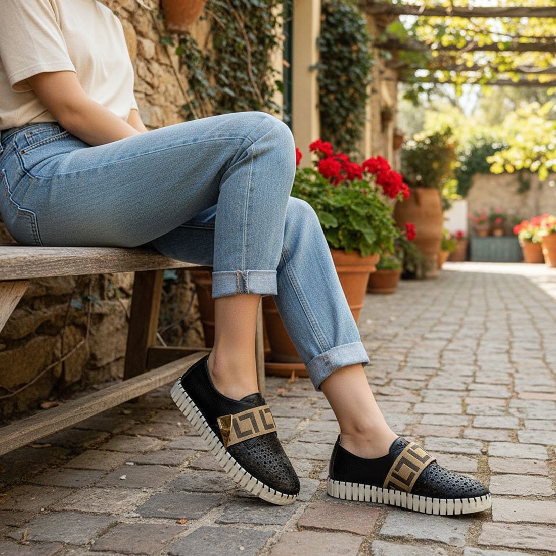 28 tenis luz da lua new ridge faixa monograma 60130042