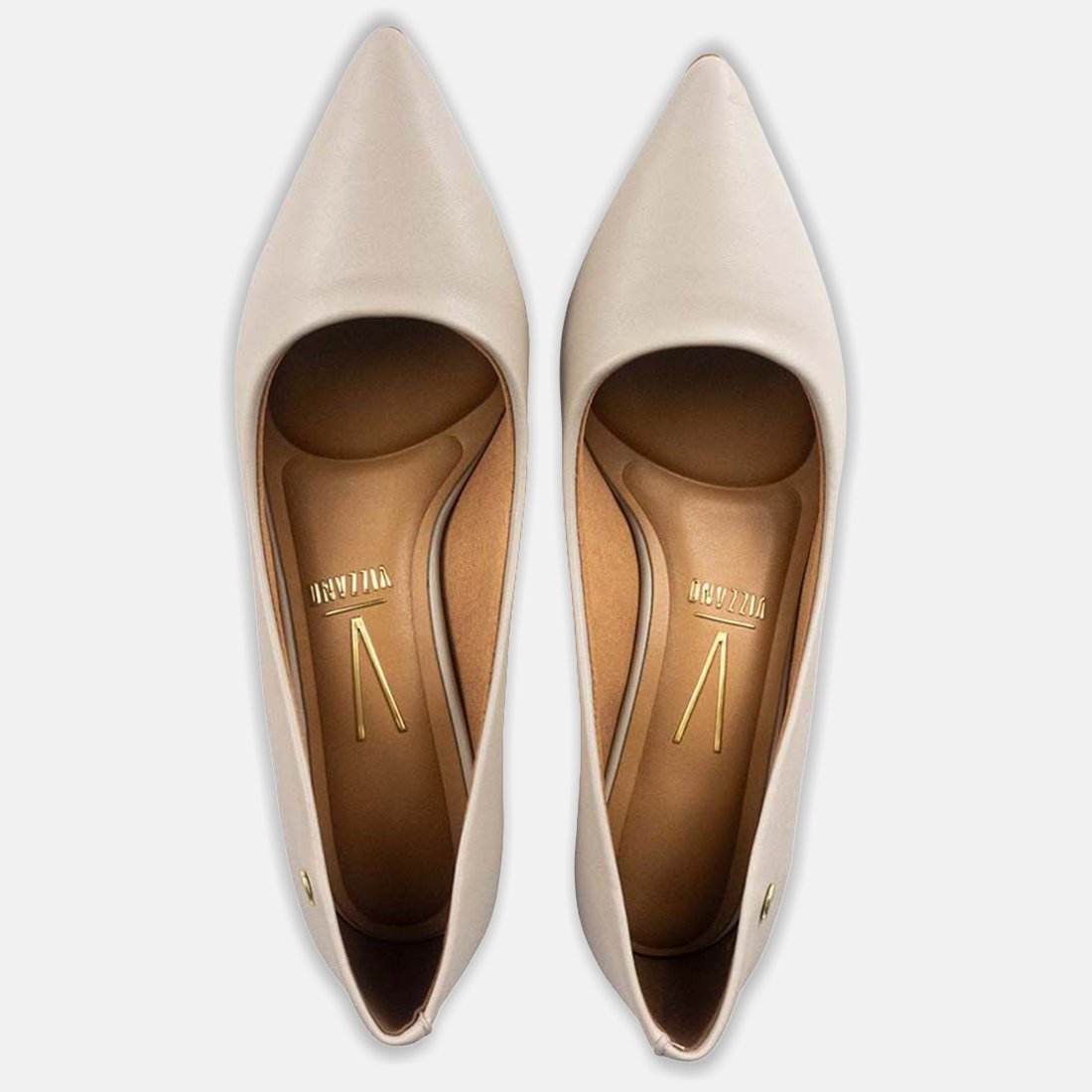 36 sapato scarpin vizzano bico fino pelica