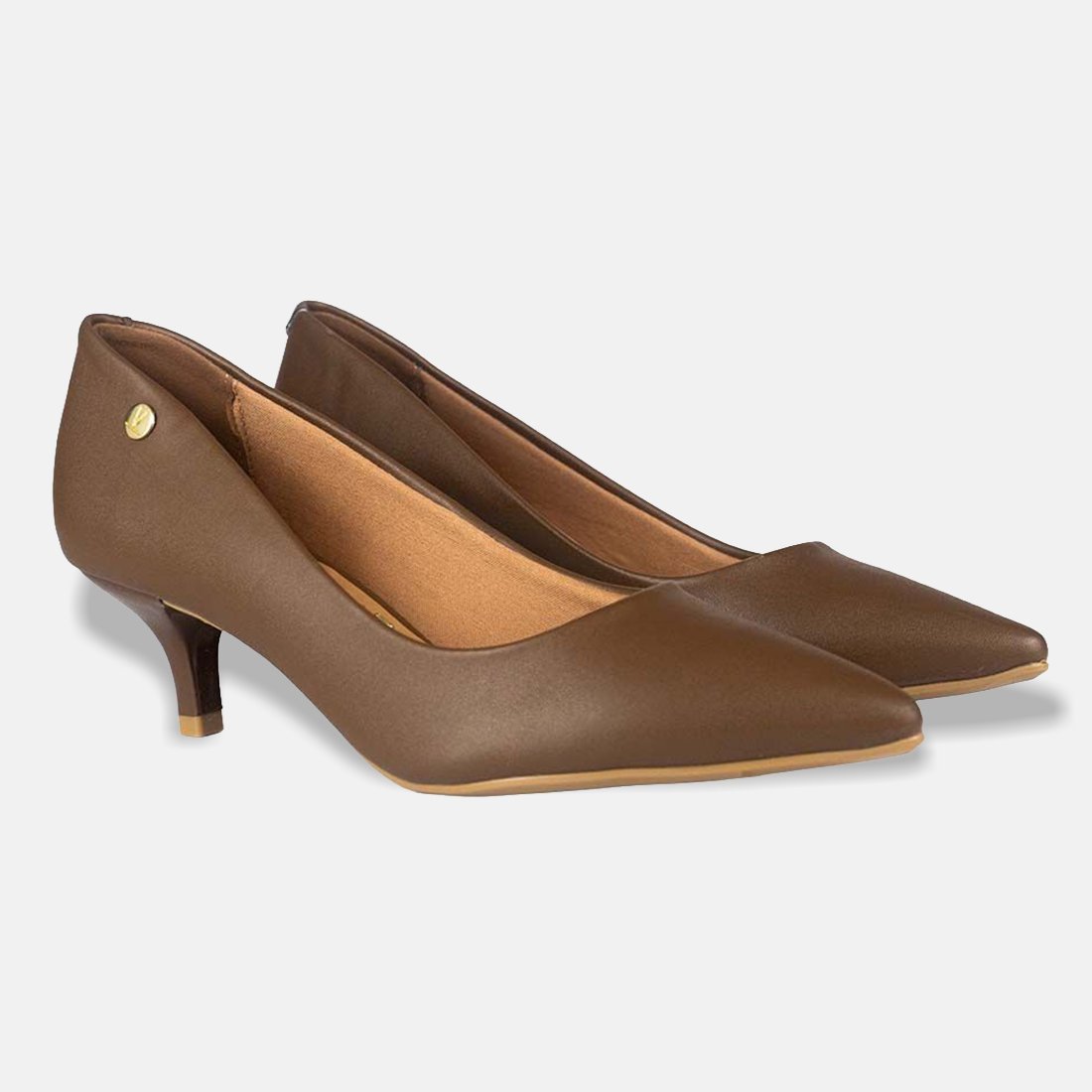 40 sapato scarpin vizzano bico fino pelica