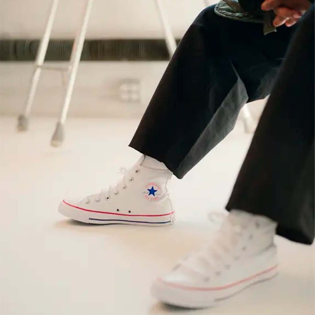 08 tenis converse chuck taylor all star cano alto