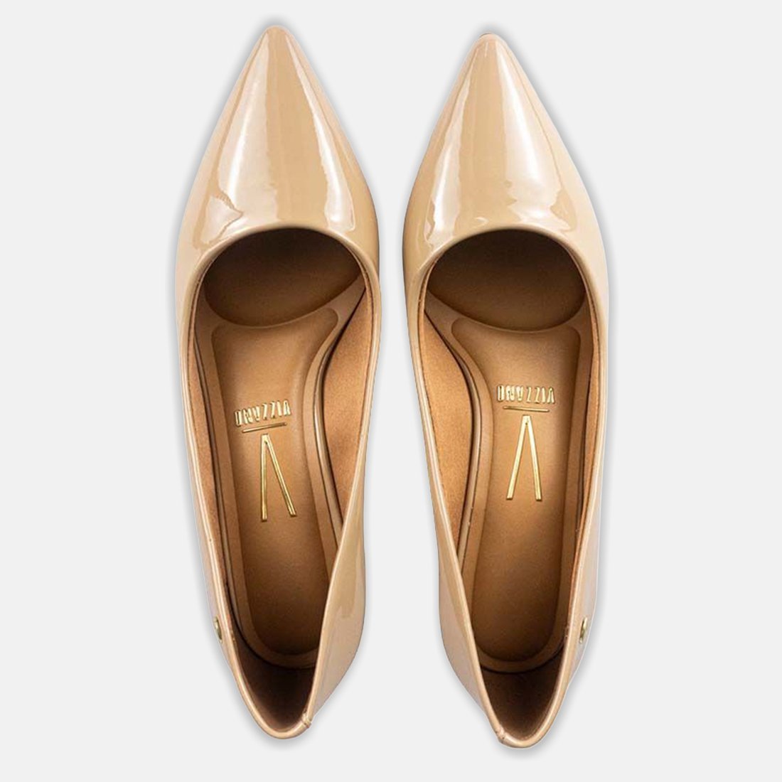 10 sapato scarpin vizzano bico fino verniz