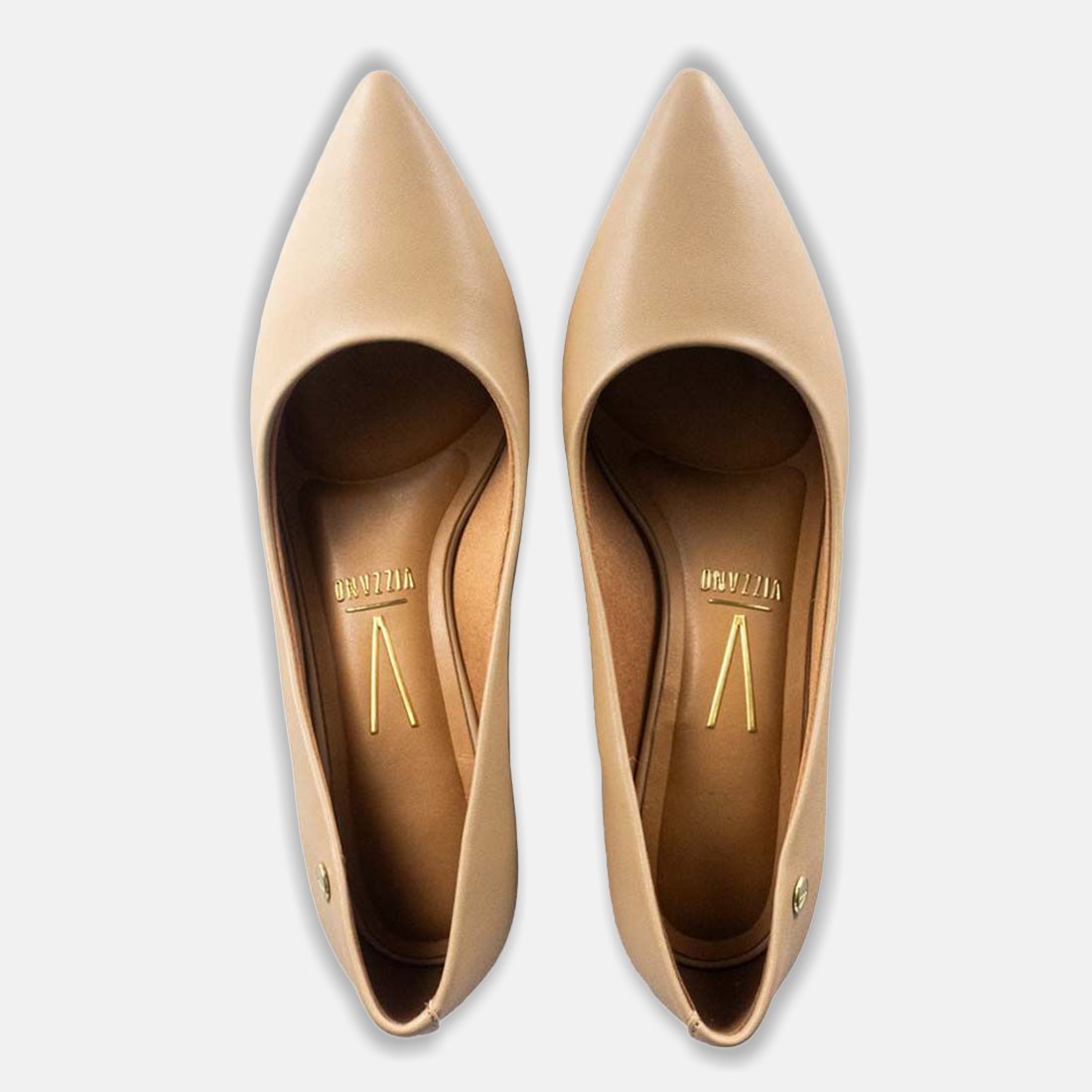 23 sapato scarpin vizzano pelica bico fino salto bloco 1220 315 7286