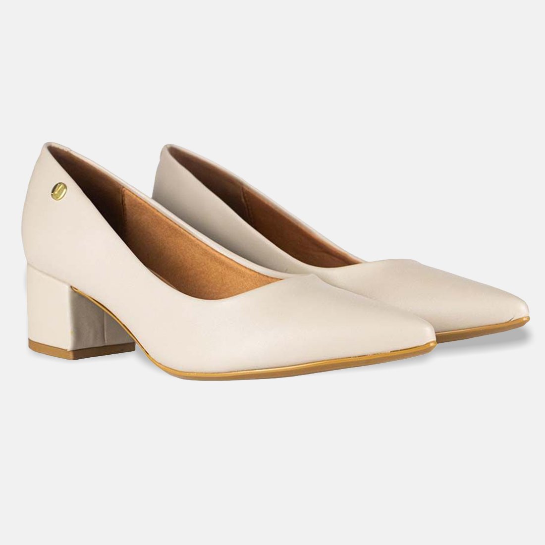 34 sapato scarpin vizzano pelica bico fino salto bloco 1220 315 7286