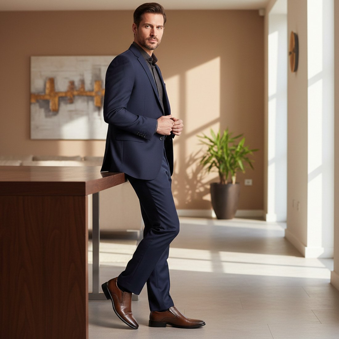 05 sapato ferracini melnik gold plus sem cadarco 5286 645