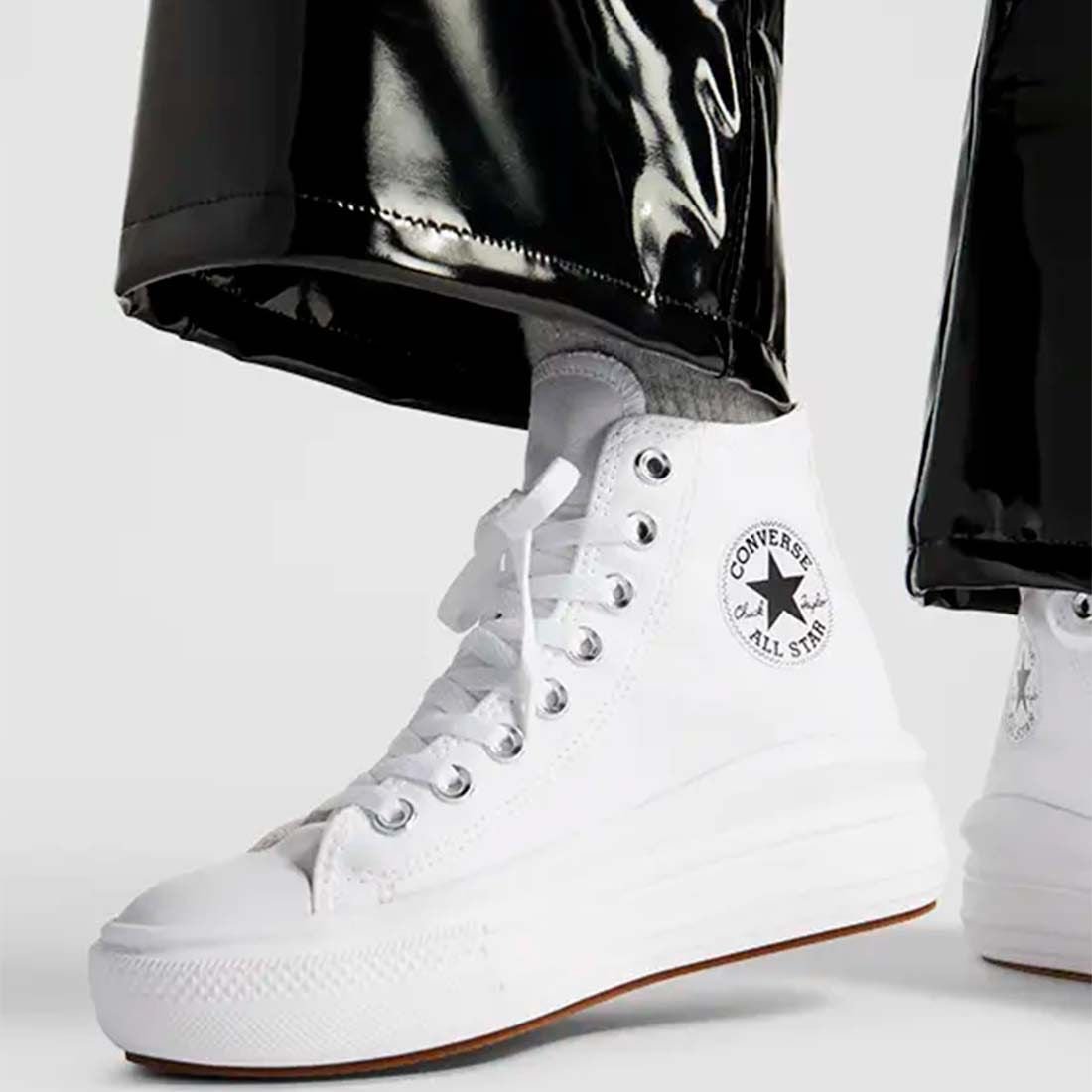 07 tenis converse all star move cano alto plataforma