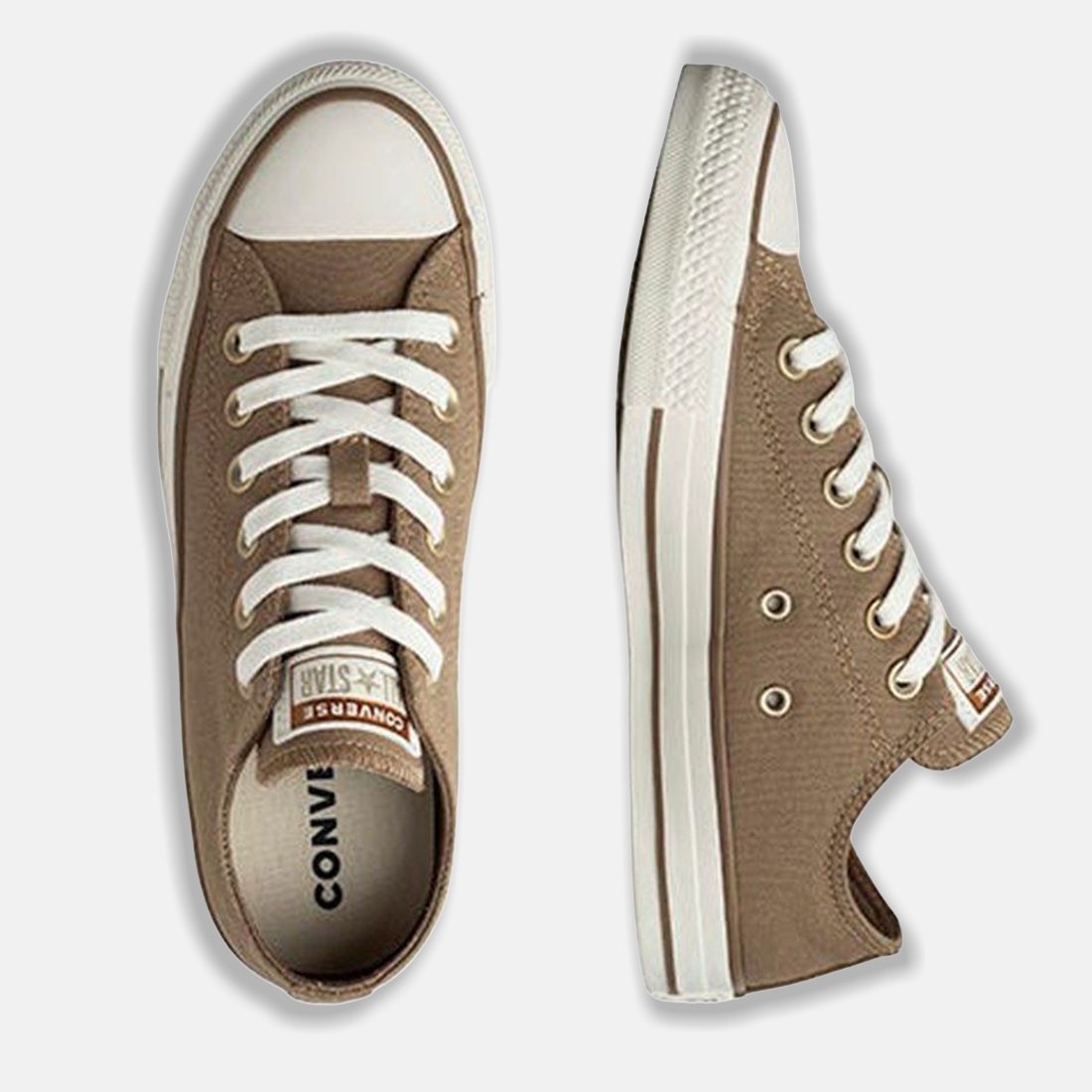 05 tenis converse all star chuck taylor cano baixo marrom 33