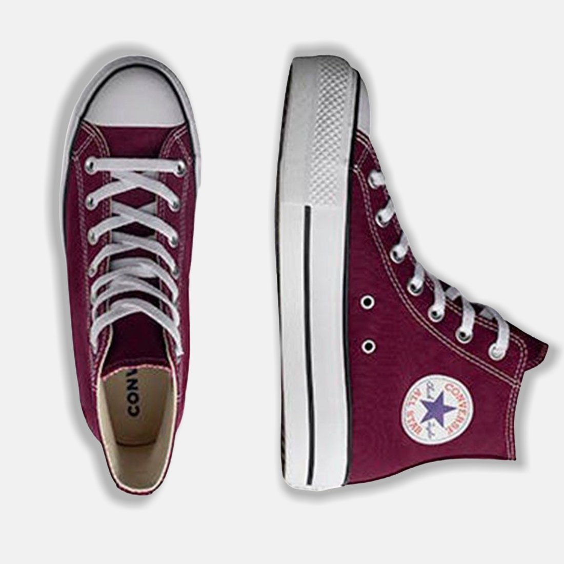 05 tenis converse all star chuck lift canvas alto ct04940004