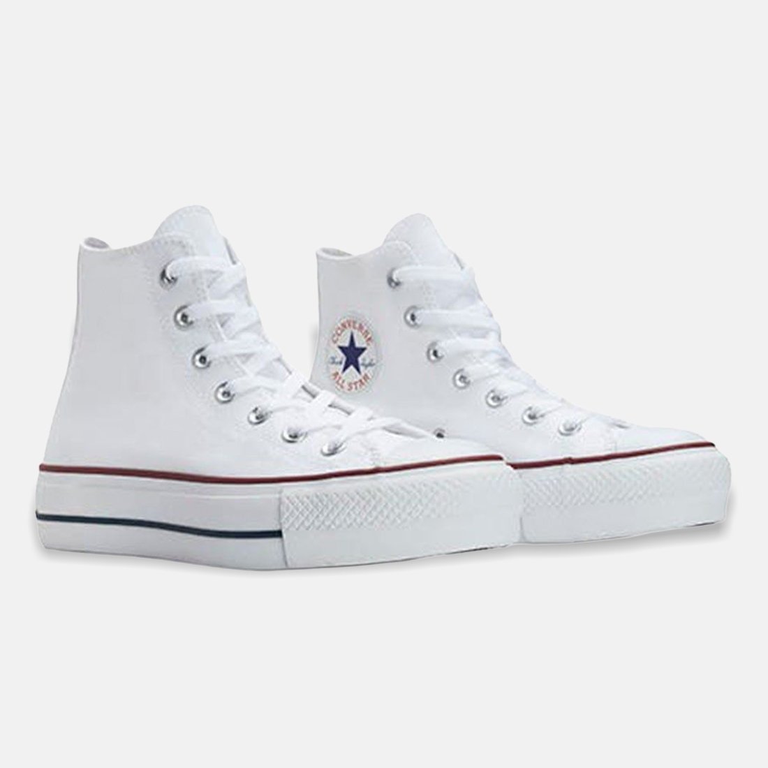 10 tenis converse all star chuck lift canvas alto ct04940004