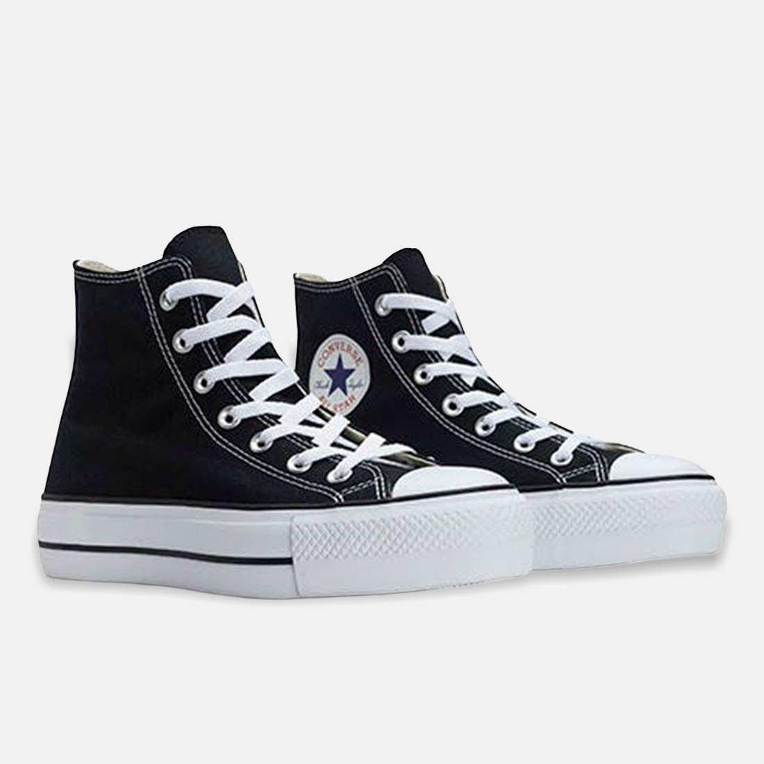 17 tenis converse all star chuck lift canvas alto ct04940004