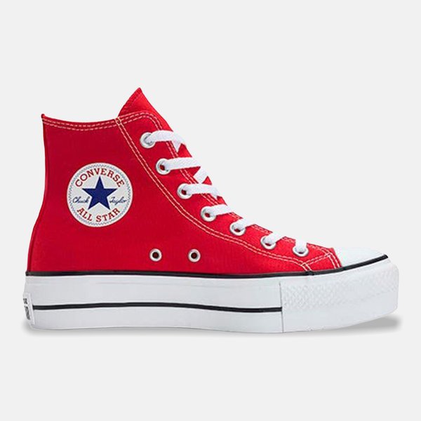 Tênis Converse All Star Chuck Lift Canvas Alto Vermelho - CT04940002
