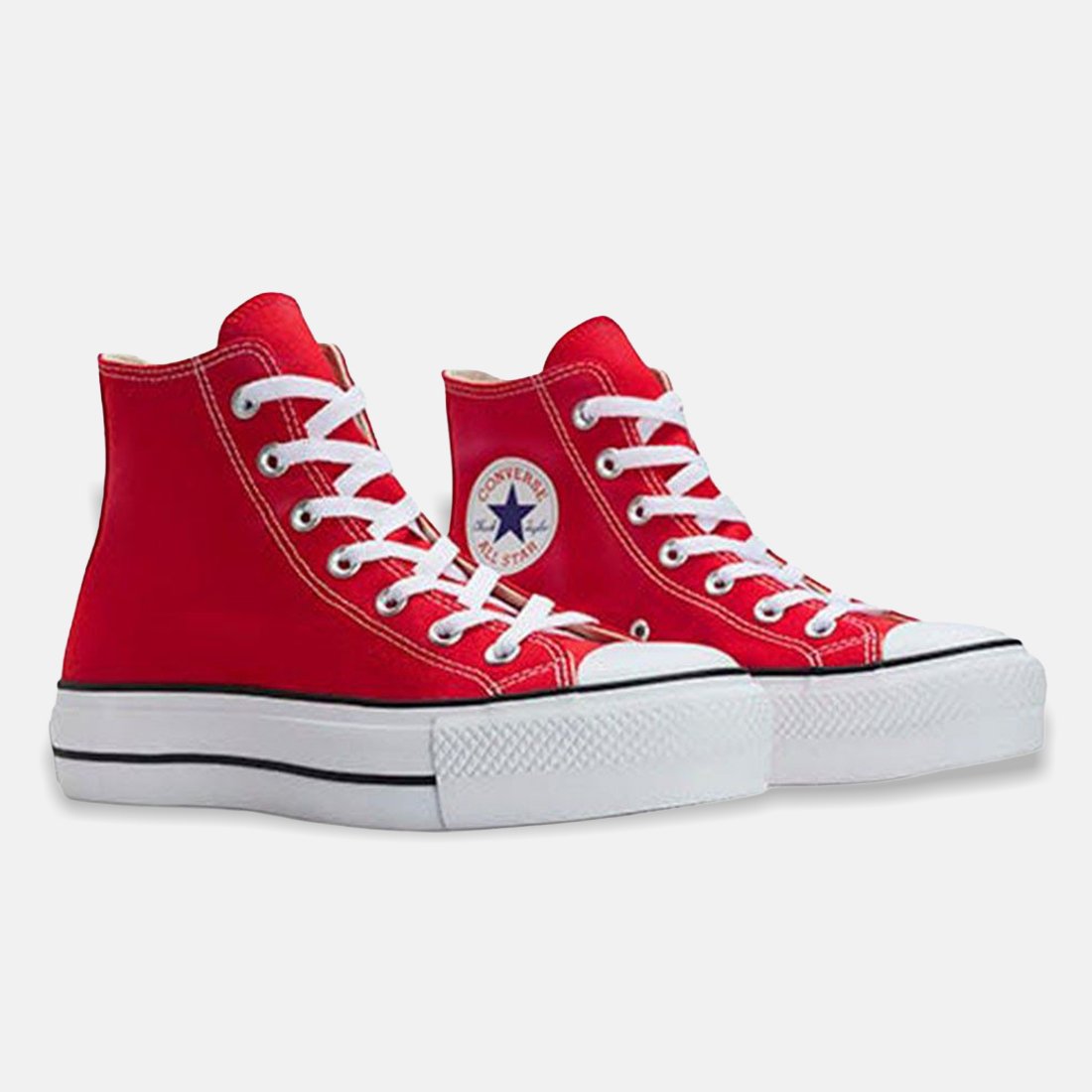 24 tenis converse all star chuck lift canvas alto ct04940004