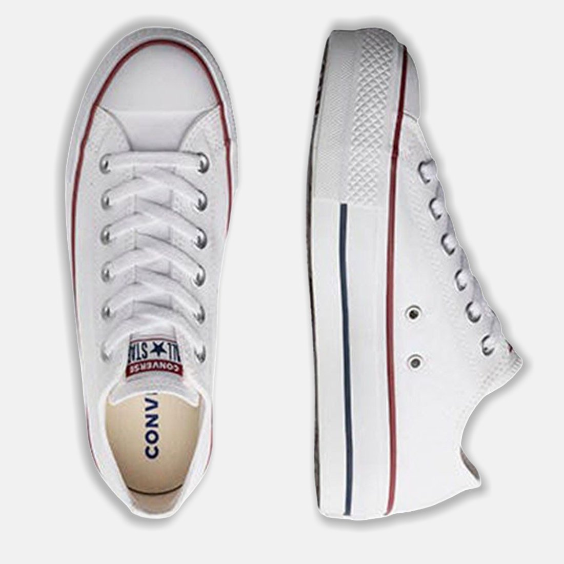 12 tenis converse all star chuck lift canvas baixo ct04950004