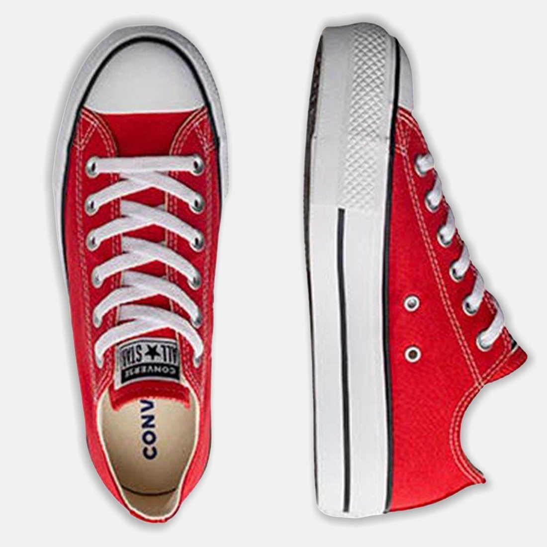 26 tenis converse all star chuck lift canvas baixo ct04950004