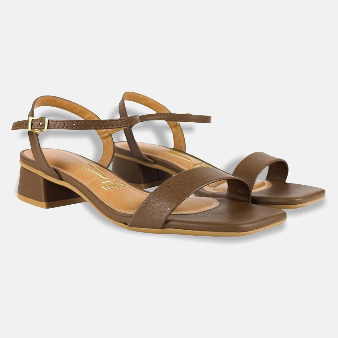 44 sandalia vizzano salto bloco baixo tira fina pelica 6454 111 7286