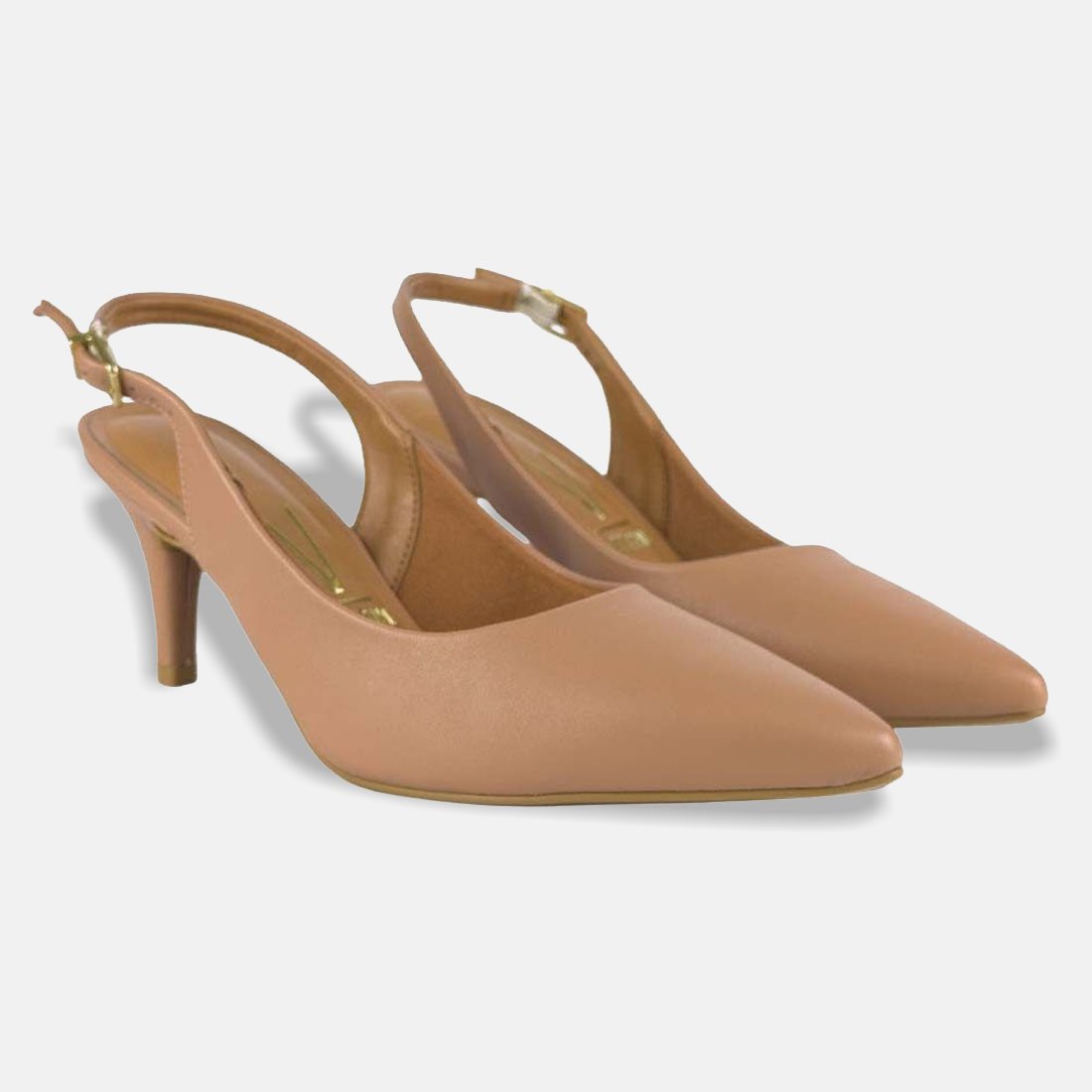 23 sapato scarpin vizzano slingback salto fino pelica