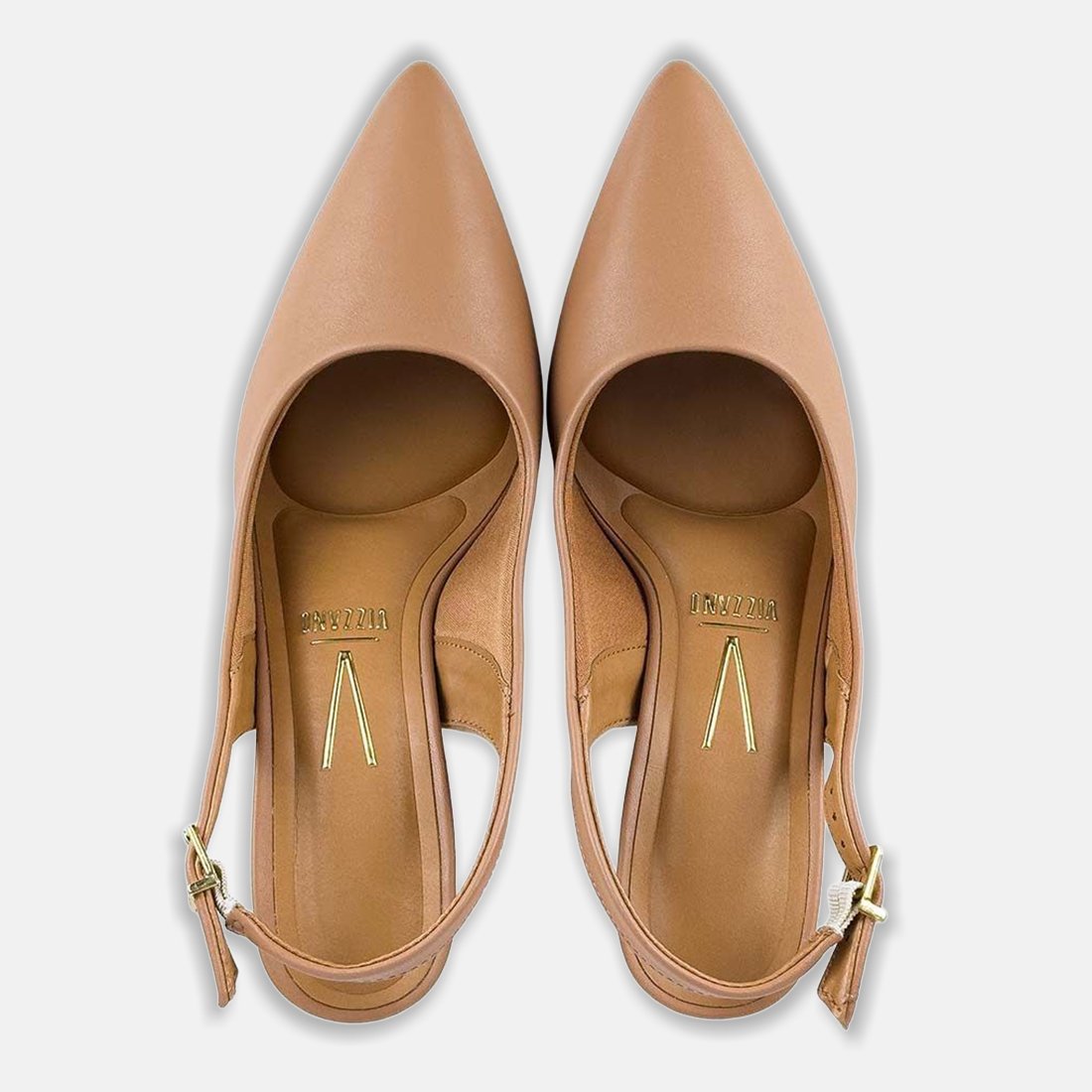 26 sapato scarpin vizzano slingback salto fino pelica
